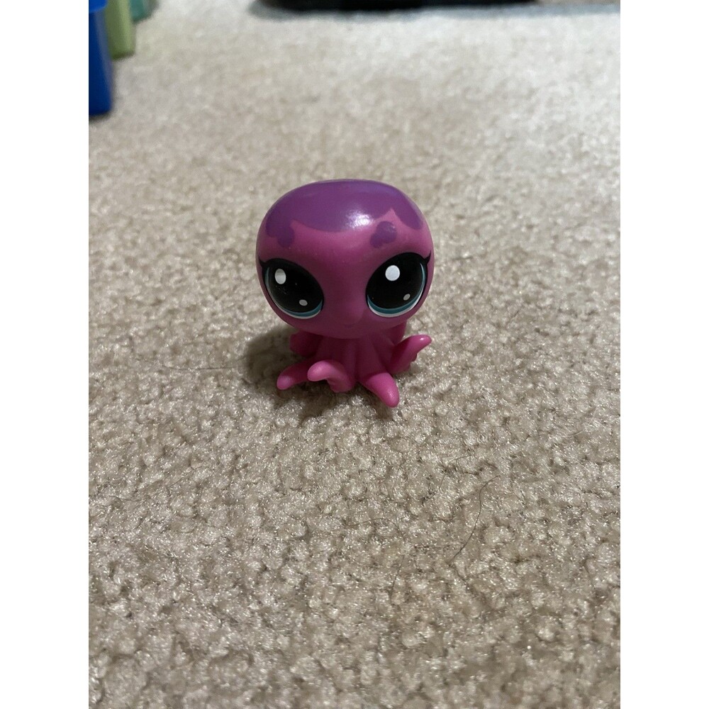 Littlest Pet Shop #1-74 Vera Octoppy Pink Purple Octopus LPS Gen 6 Toy Figure